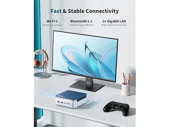 Getorli Mini PC Ryzen 5 6600H 16GB Ram