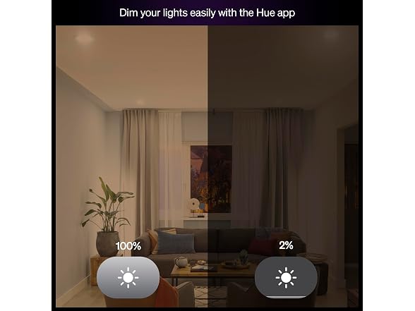 Philips Hue Essential Smart LED BR30 Bulb 2-Pack