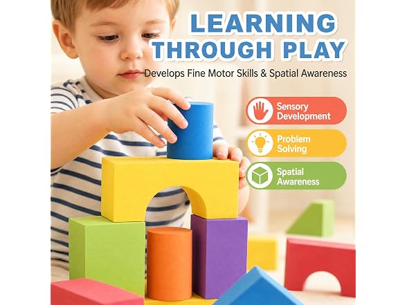 Haonewbee Large Building Foam Blocks