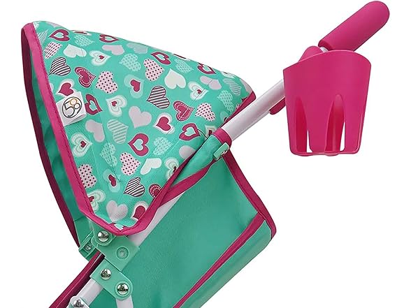 509 Crew: Mint Heart - Sarah Doll Stroller