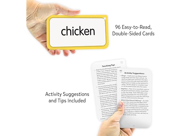 Teacher Created Resources Picture Words Flash Cards