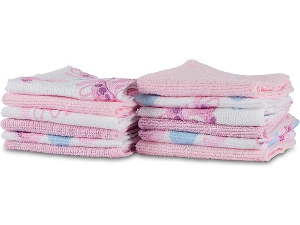 Disney Baby Washcloths 12 Pack – Ultra Soft Baby Wash Cloth