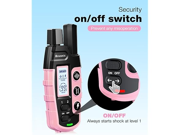 Bousnic B0CWTNYB9Y Dog Shock Collar