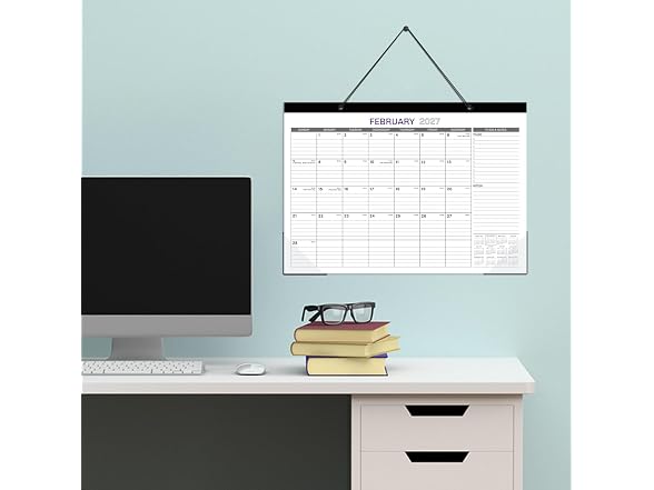 MaaIbok 2026-2027 Desk Calendar - 17" x 12" Ru
