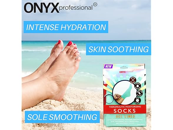 Onyx Professional Gel Moisturizing Socks