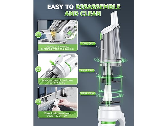 AHNR Handheld Vacuum Cordless