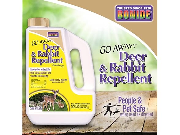 Bonide Go Away! Deer & Rabbit Repellent Granules