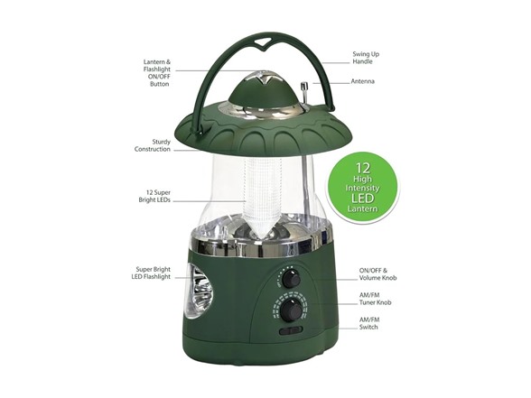 North Point Lantern & Flashlight Radio