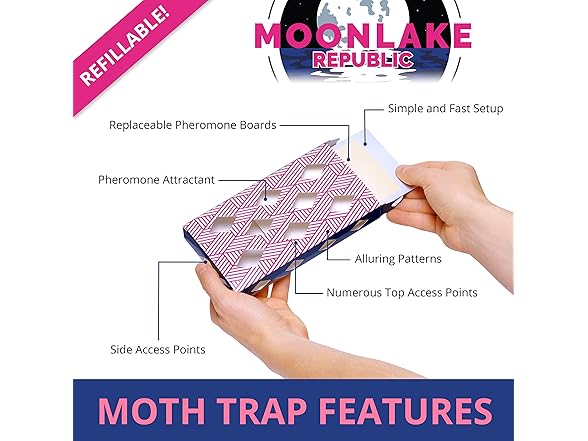 Powerful Moth Traps, 6-Pack