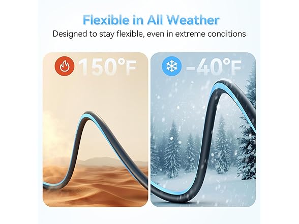 Relhost Garden Hose 100 ft x 5/8", Flexible Heavy Duty Water (Open Box)