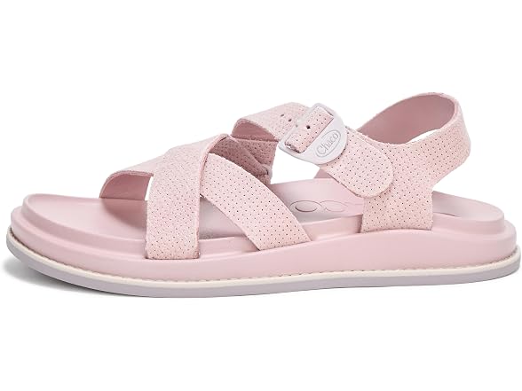 Chaco Women's Townes Suede Sandal, Rose Quartz, 7