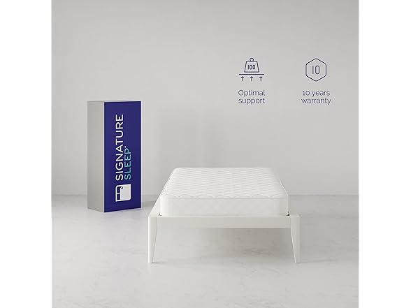 Signature Sleep 6” Coil Mattress, Twin