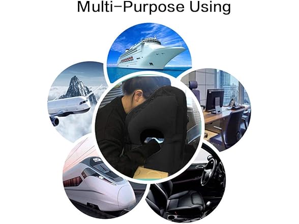 Kimiandy Inflatable Travel Neck Pillow