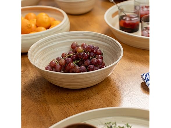 LEXA Bamboo 3-Piece Bowl Set