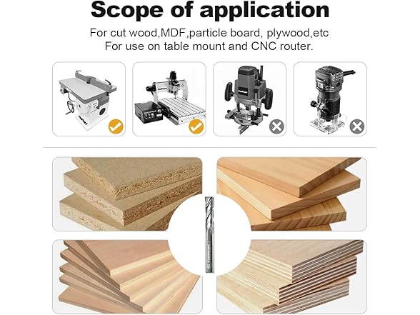 FivePears Up Cut Spiral Router Bit