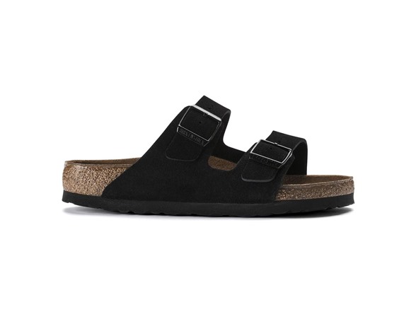 Birkenstock Unisex Arizona SFB Suede Black