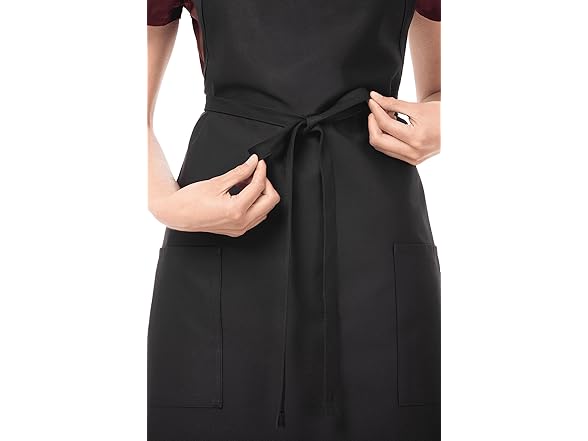 Chef Works Two Patch Pocket Bib Apron