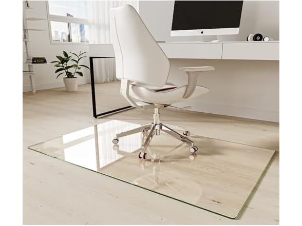 Koonmi Glass Chair Mat 30"x48"