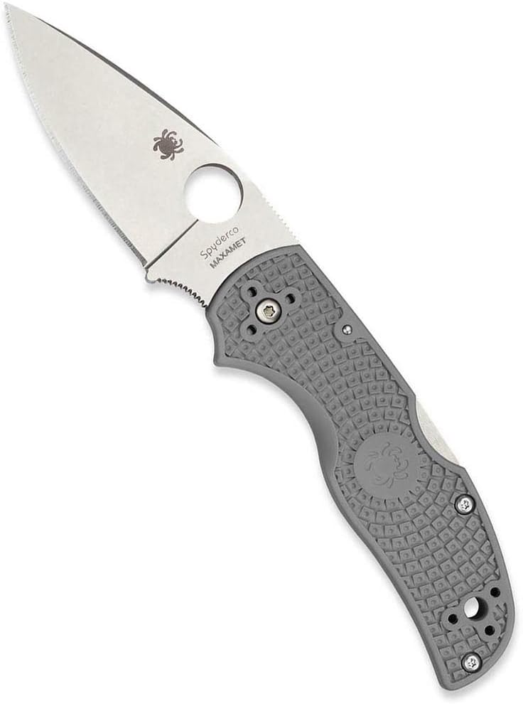 Spyderco Native 5 Maxamet Knife - Gray - Gallery 6