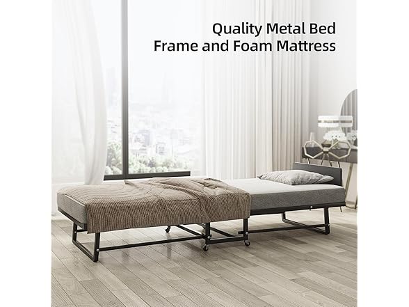 IRCPEN Folding Bed with Mattress