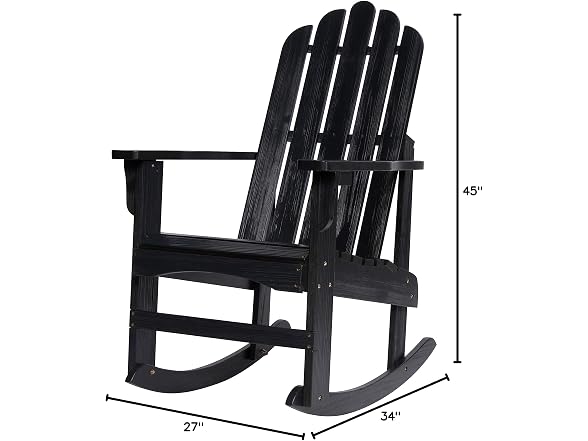 Shine Company Marina II Rocking Adirondack Chair