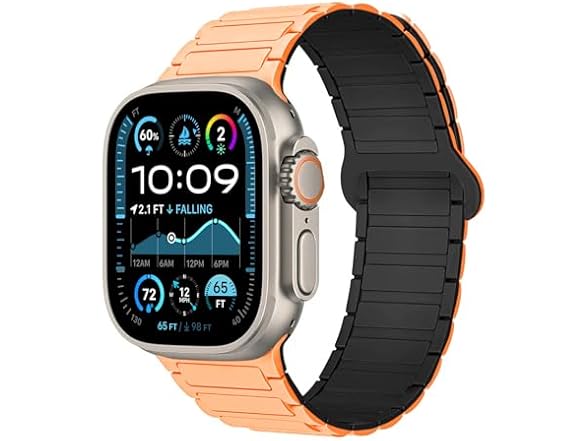 Miranzoa Magnetic Silicone watch band