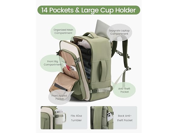 LOVEVOOK 40L Travel Backpack
