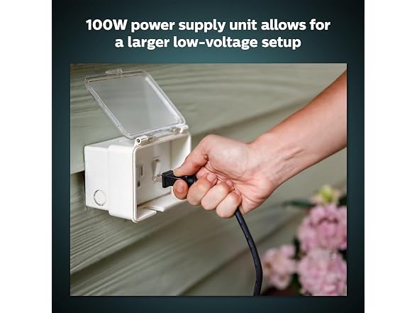 Philips Hue Outdoor 100W Power Supply Black