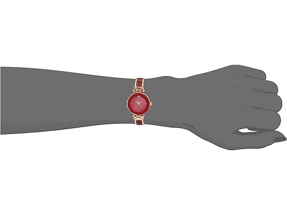 Anne Klein Women's Diamond Dial Bangle Watch