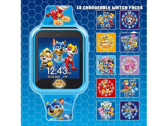 Accutime Boys 40mm PAW Patrol Kids Smartwatch