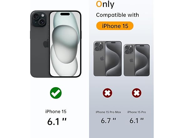 JUESHITUO for iPhone 15 Case