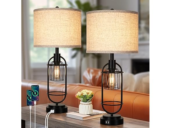 VerRon 29" Tall Set of 2 Table Lamps