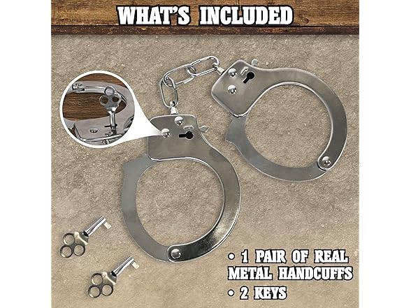 Deluxe Toy Cuffs with Key