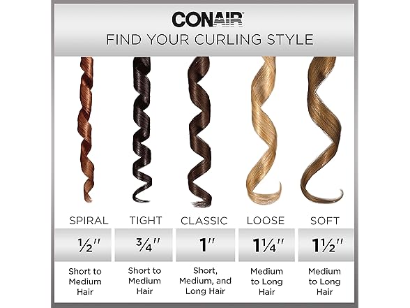 Conair Instant Heat 1 1/2-Inch Curling Iron,