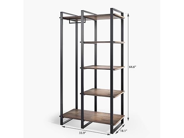 Zinus Brock Etagere Bookcase