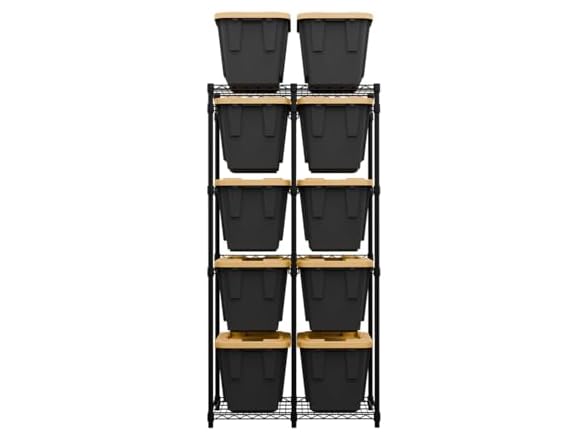SafeRacks NSF Bin Storage Rack for 12 Gallon Storage Totes