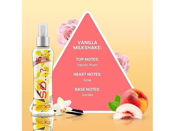 So...? So...? Vanilla Milkshake Body Mist