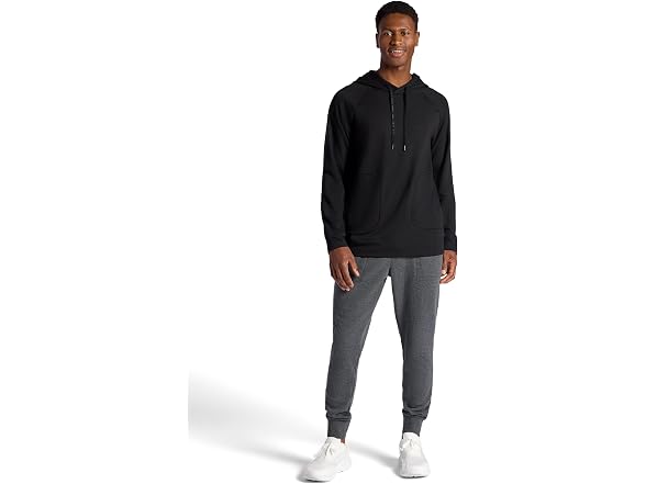Gaiam Men's (M) Men's Lotus Oblong Hoodie Black