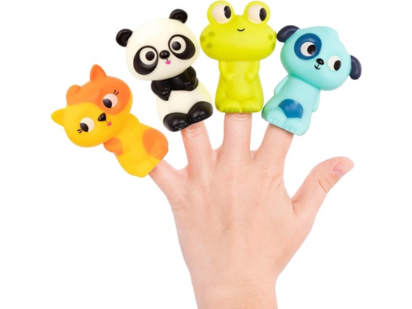 B. toys – 4 Finger Puppets – Animal Finger Puppet