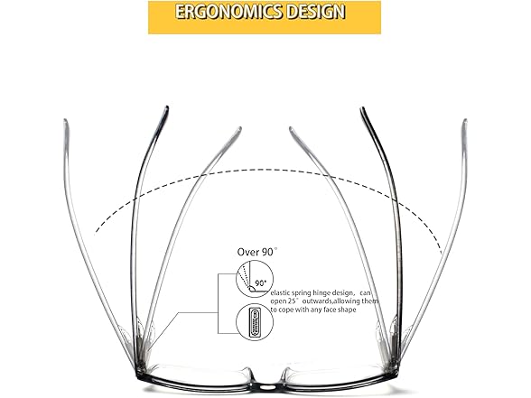 8 Pack Reading Glasses w/ Spring Hinges