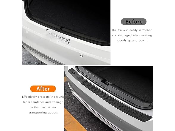 VOAKZEF APP-Auto-153 Car Rear Bumper Protector Stri