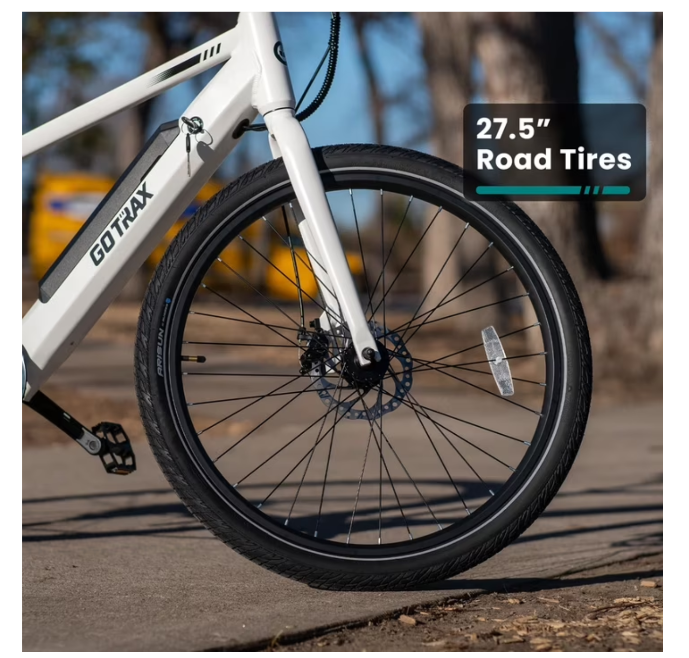 GOTRAX Transit 27.5" Step Through Electric Hybrid Bike - Gallery 15