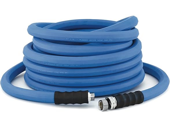 RMX BluSeal BluSeal Hot/Cold Water Rubber Garden Hose, 100%