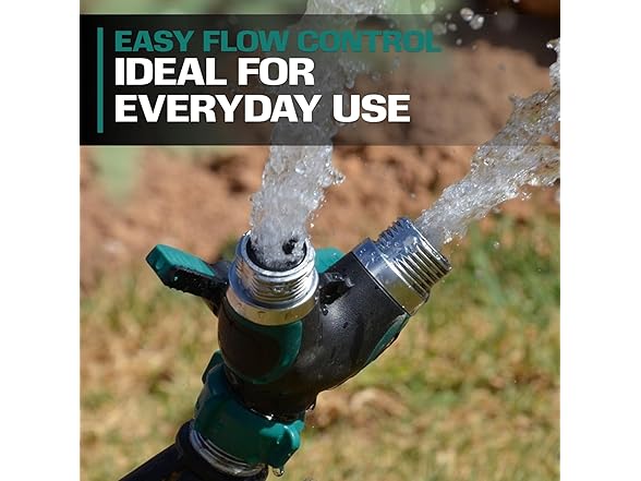 2wayz Hose Splitter 2 Way Heavy Duty Faucet Connector