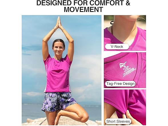Kanu Purple/Pink Performance Top (S)