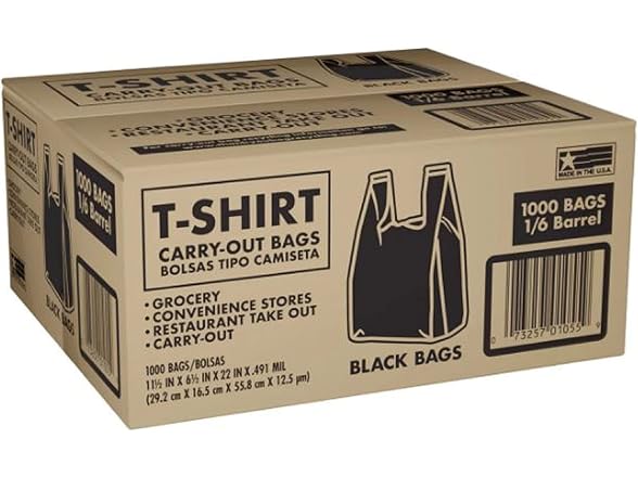 Generic Black Plastic Bags