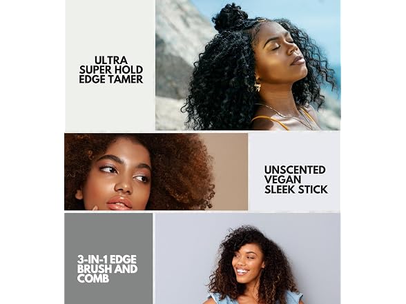 Ebin Edge Tamer and Sleek Stick Bundle 3 Pack