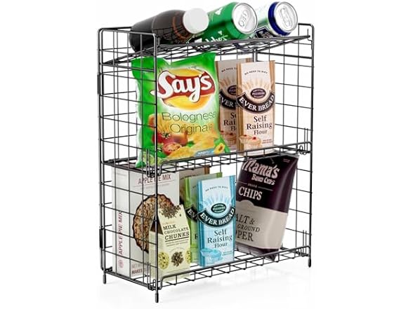 TISEMENT 3-Tier Countertop Snack Rack