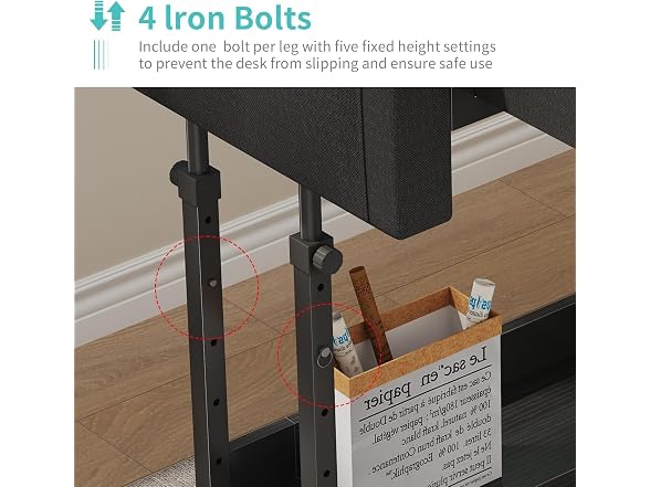 WINAZ Rolling Standing Desk Adjustable