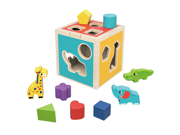 11 Pieces Wooden Animal Shape Sorter